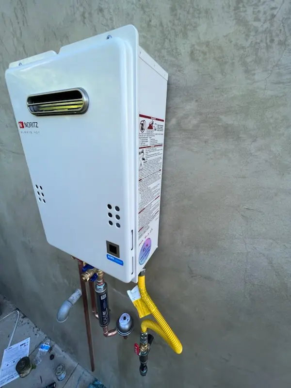 Tankless water heater installation for Buckingham Hills homes