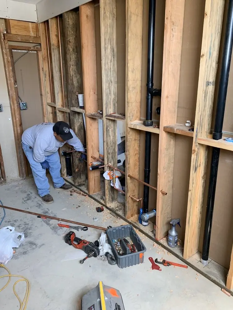 Commercial rough-in plumbing for Gas Line Repair in Buckingham Hills
